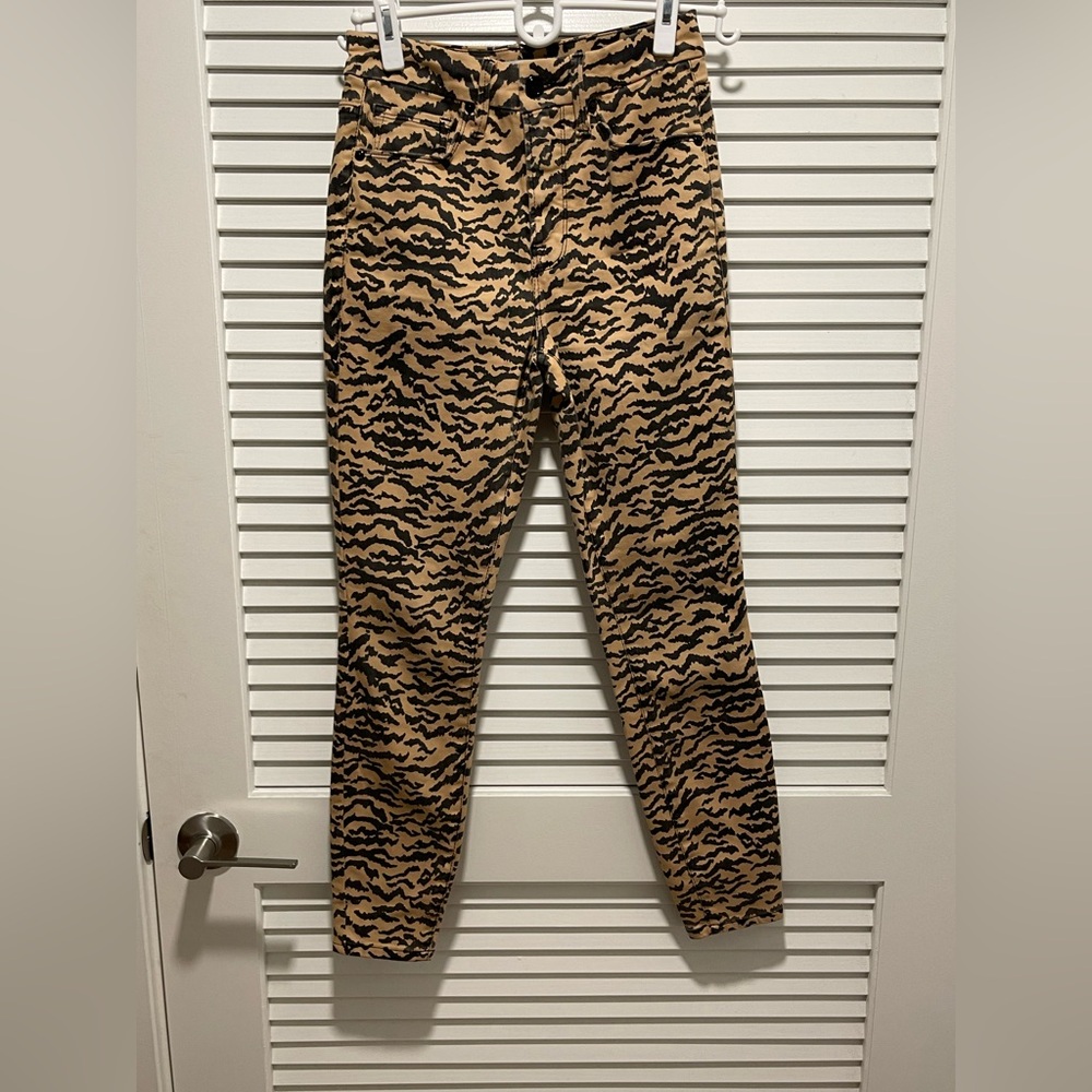 GOOD AMERICAN Zebra Print Jean - Size 2